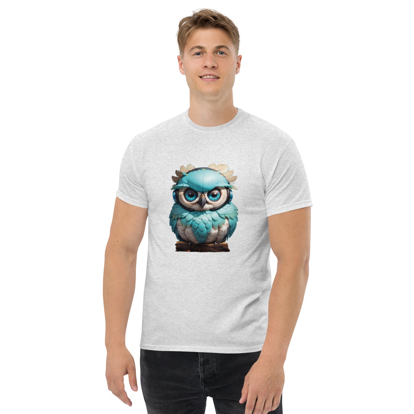 THE BIG LE OWLI I Klassisches Herren-T-Shirt
